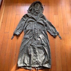 Forever 21 lightweight tribal print parka